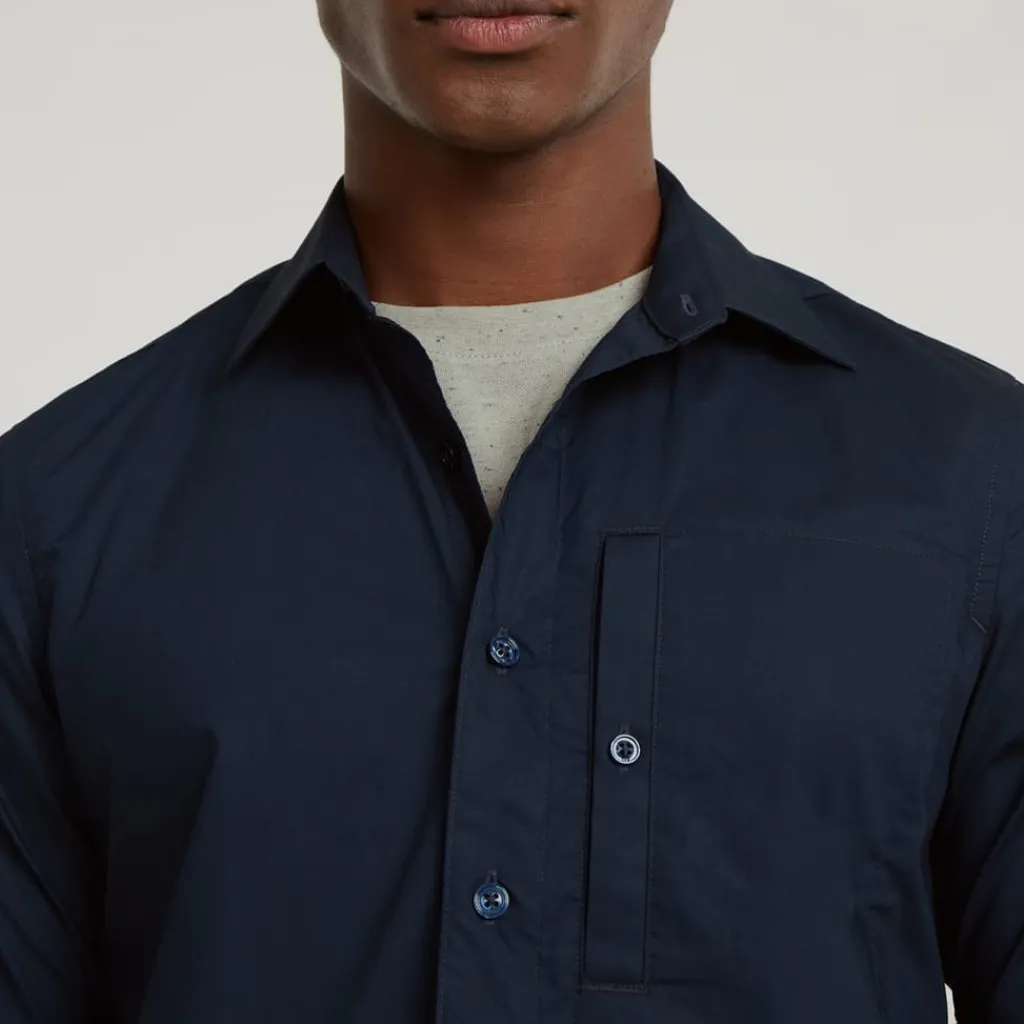 Shirts*G Star Short Sleeve Regular Fit Shirt in Blue