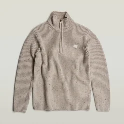 Knitwear*G Star Skipper Knit in Beige