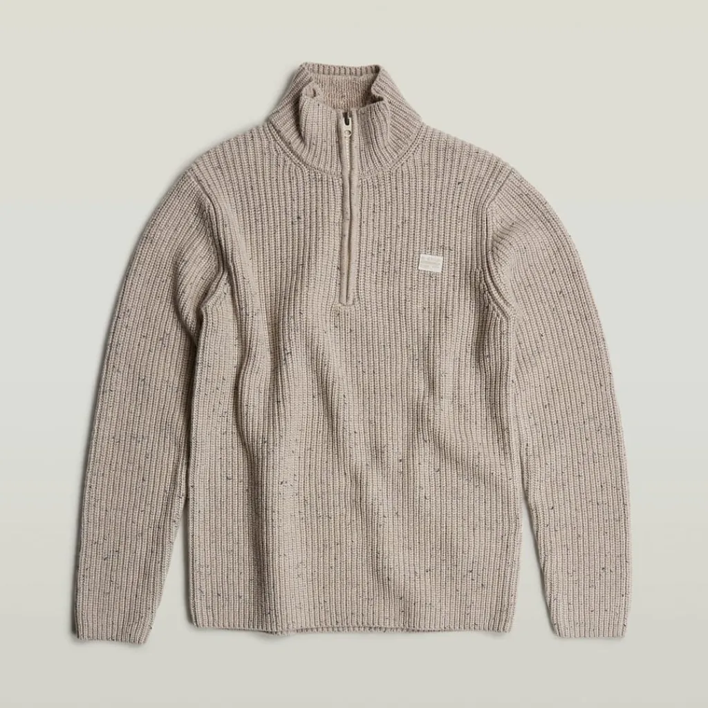 Knitwear*G Star Skipper Knit in Beige