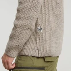 Knitwear*G Star Skipper Knit in Beige