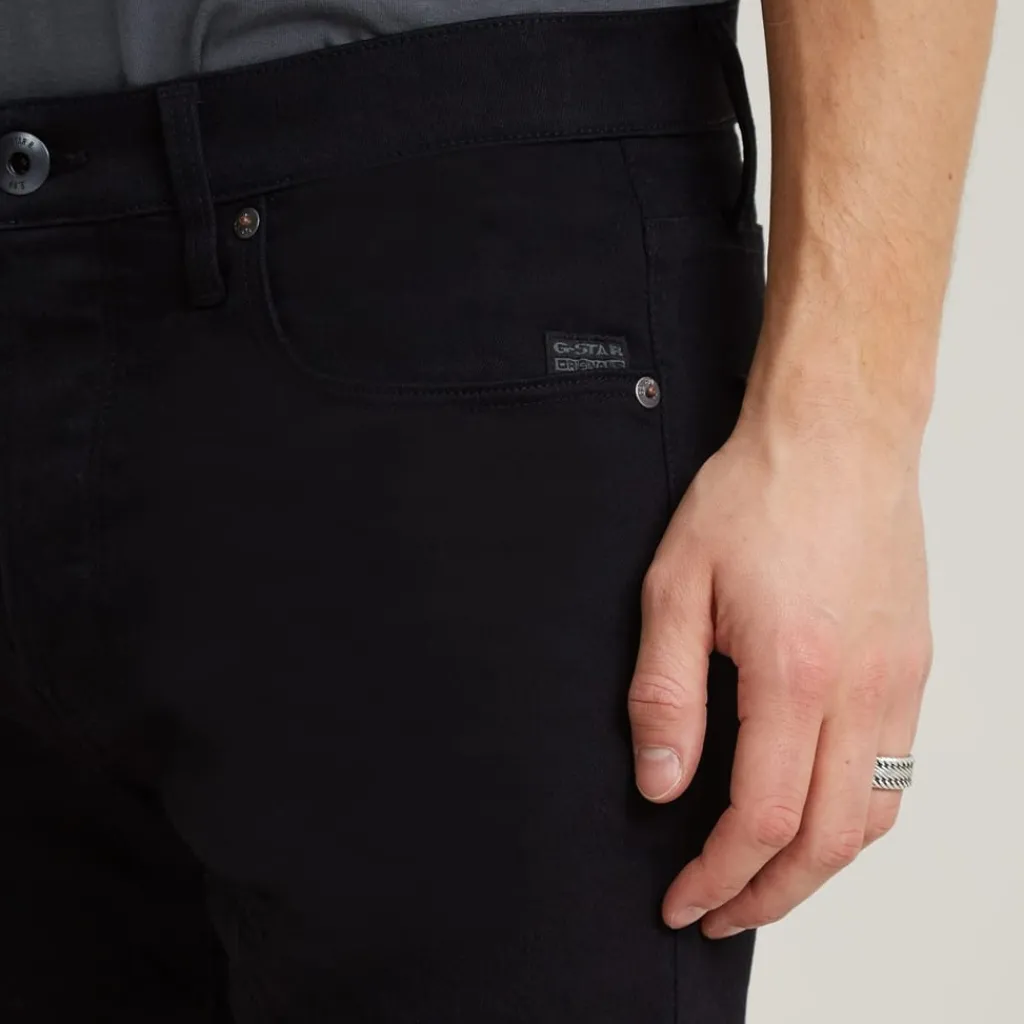 Jeans*G Star Slim Fit Jeans In Blue Black Stretch Denim in Black
