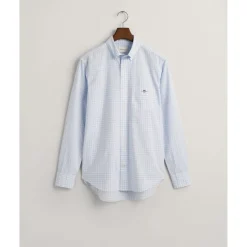 Shirts*Gant Fit Gingham Poplin Shirt in Blue