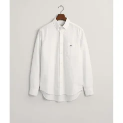 Shirts*Gant Fit Oxford Shirt in White