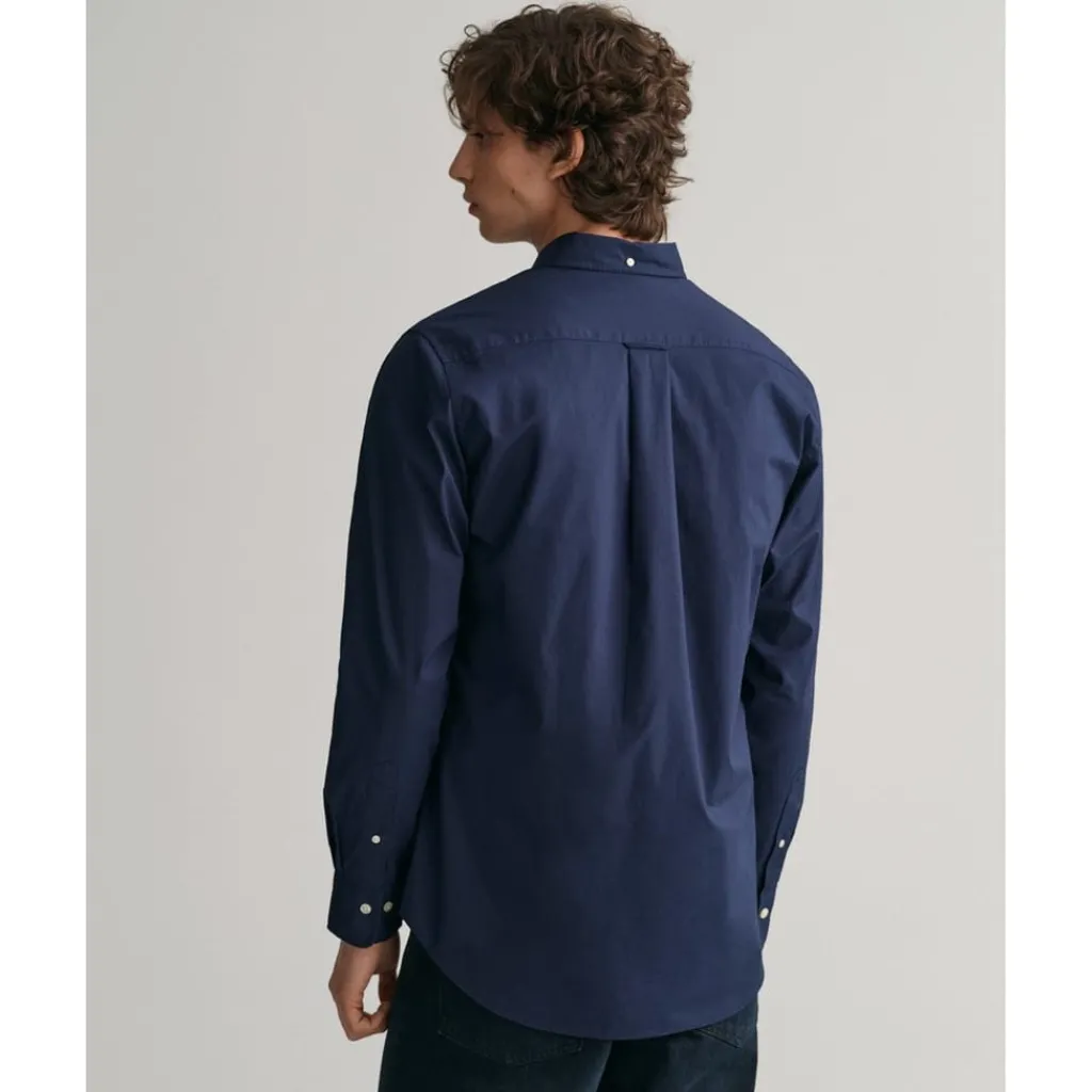 Shirts*Gant Fit Poplin Shirt in Blue