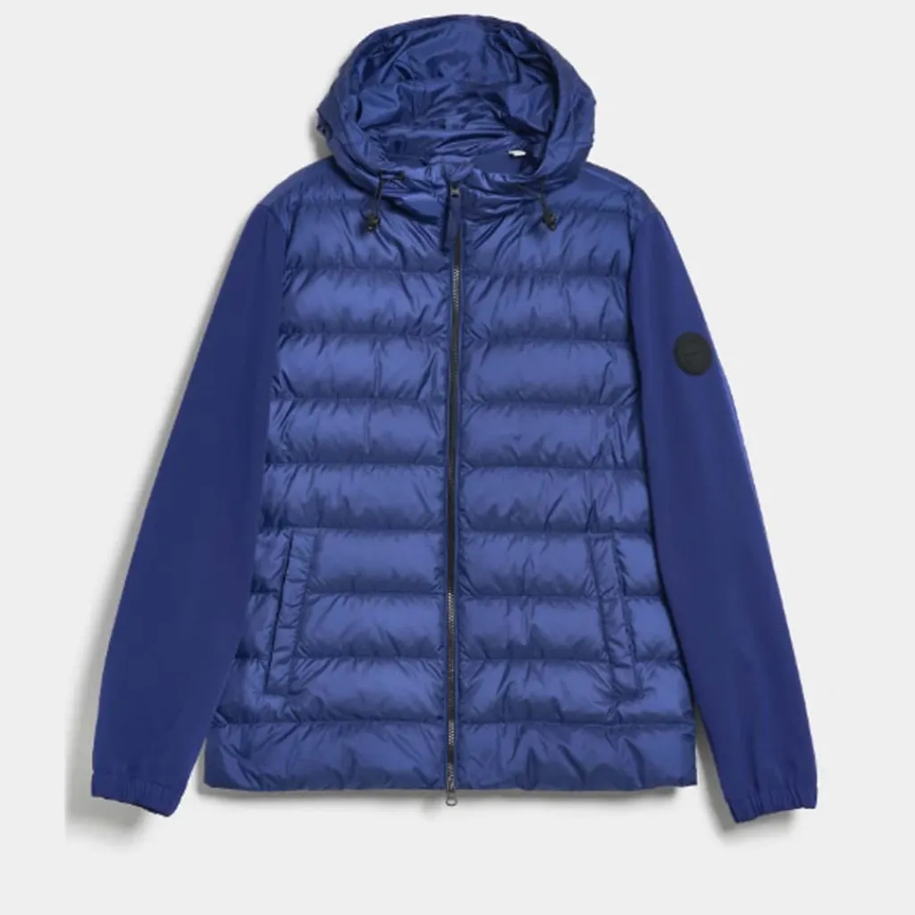 Coats And Jackets*Gant Mixed Soft Shell Jacket in Navy