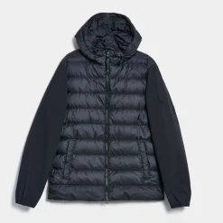 Coats And Jackets*Gant Mixed Soft Shell Jacket in Black