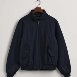 Coats And Jackets*Gant Wool Harrington Jacket in Blue