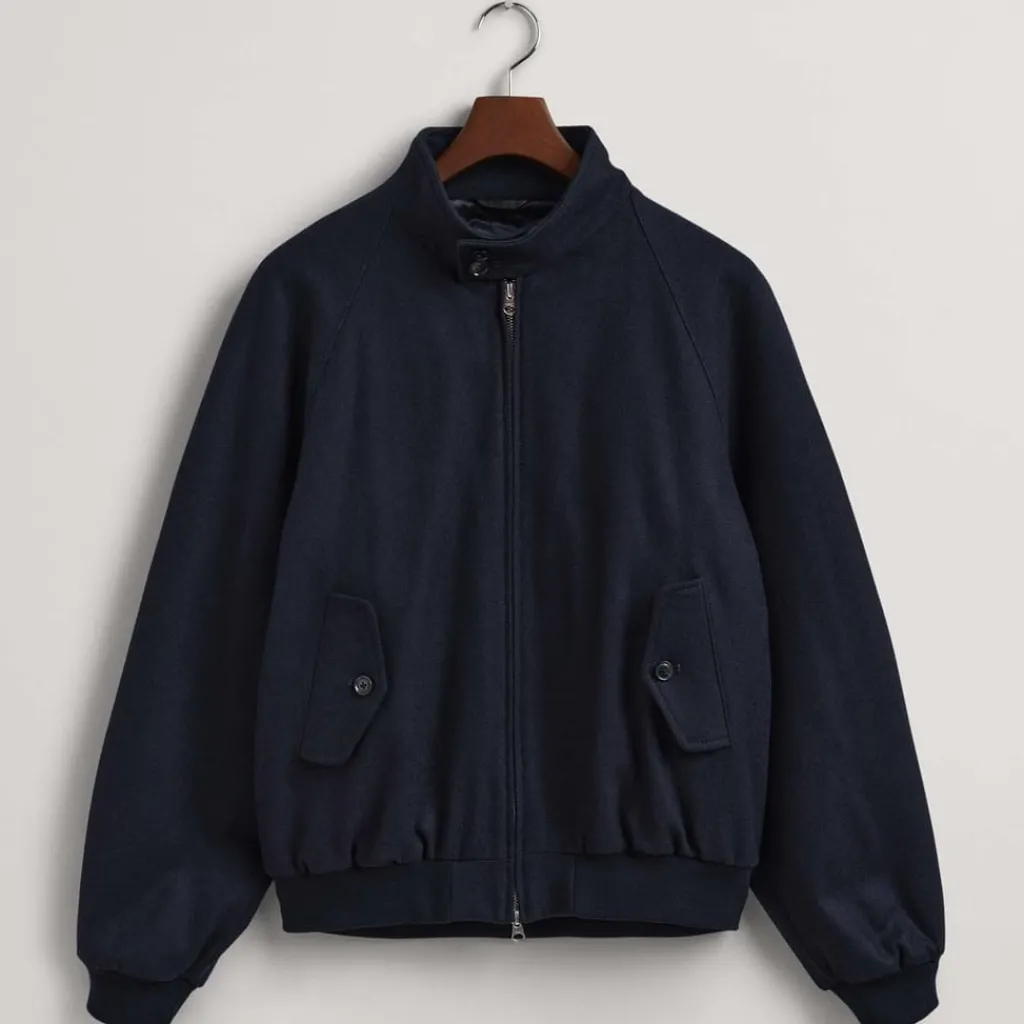 Coats And Jackets*Gant Wool Harrington Jacket in Blue