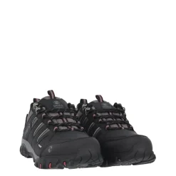 Shoes*Gelert Dusk Hiking Boots Flat Heel in Black