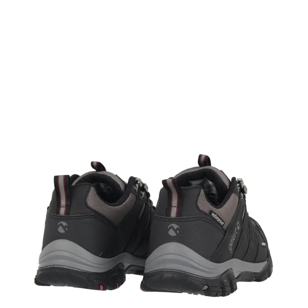 Shoes*Gelert Dusk Hiking Boots Flat Heel in Black