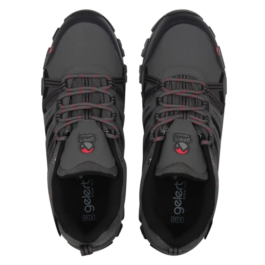 Outdoor Footwear|Shoes*Gelert Mens Horizon Low Waterproof Walking Shoes in Grey