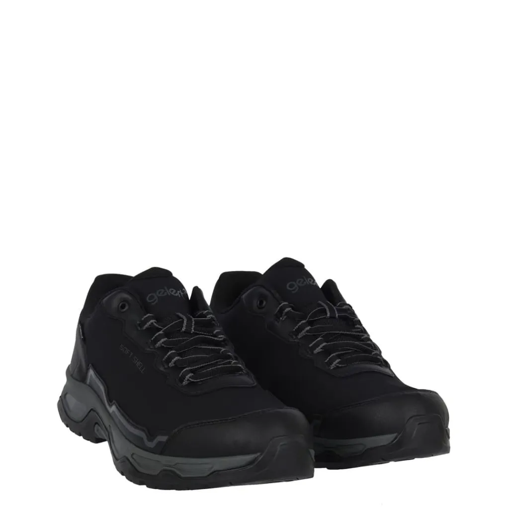 Outdoor Footwear|Shoes*Gelert Mens Softshell Low Walking Shoes in Black