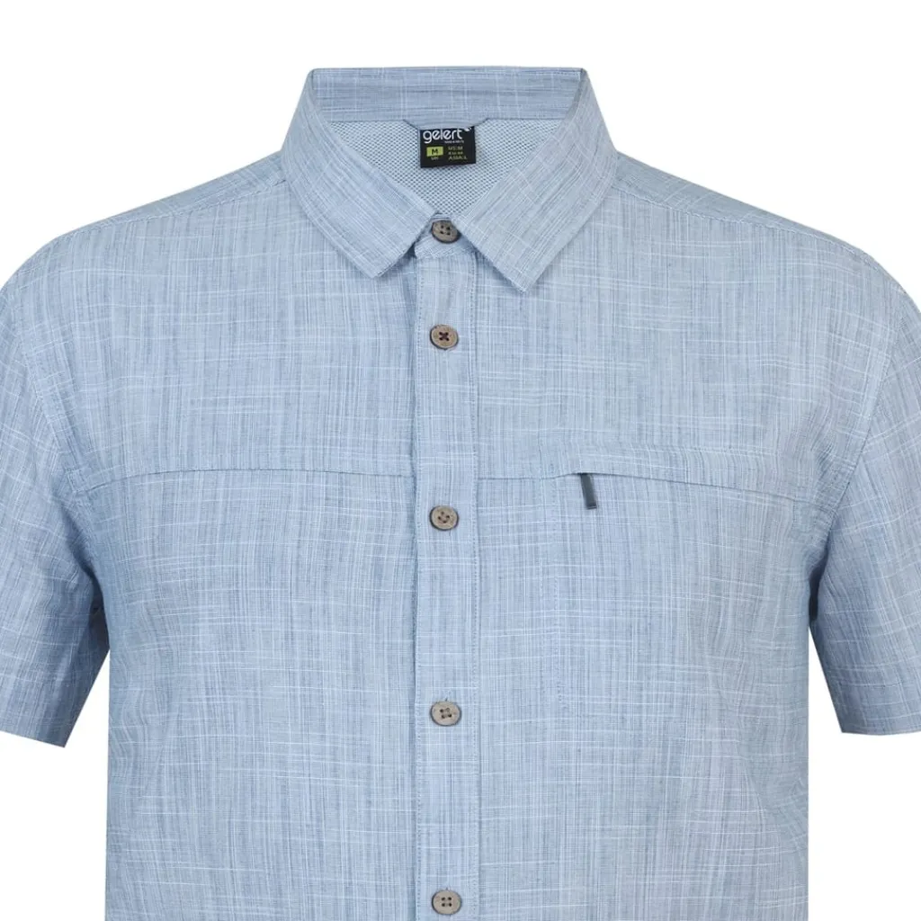 Shirts*Gelert Short Sleeve Shirt in Blue