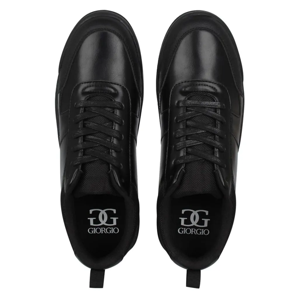 Shoes*Giorgio Lace Trainers in Black