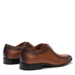 Shoes*Giorgio Leather Oxford Dress Formal Men Shoes in Brown