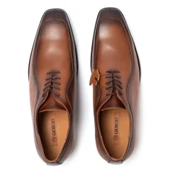 Shoes*Giorgio Leather Oxford Dress Formal Men Shoes in Brown