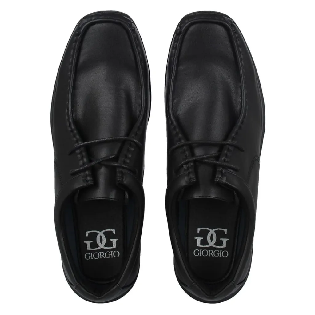 Shoes*Giorgio Mens Bexley Lace Shoe in Black