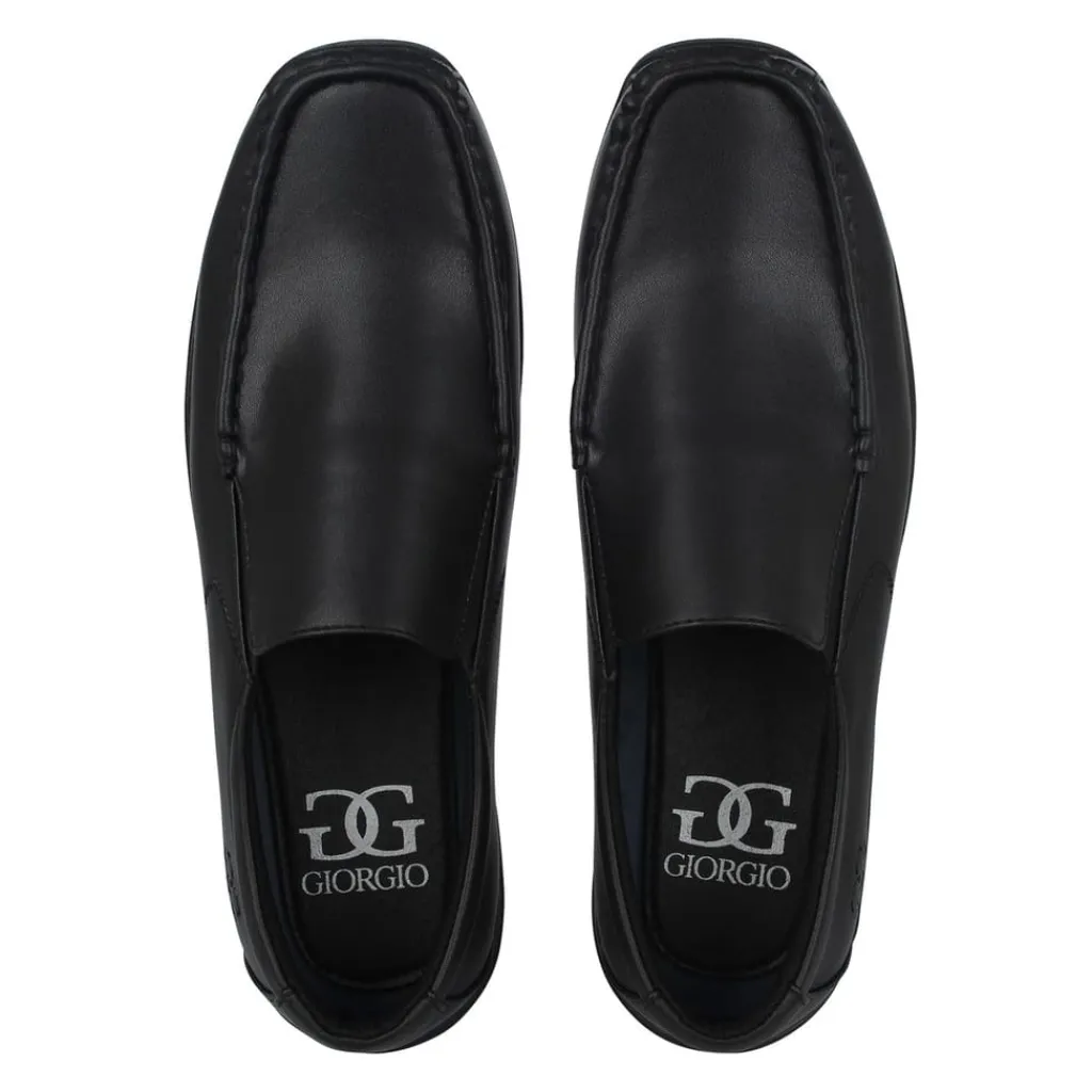 Shoes*Giorgio Mens Bexley Slip On Shoes in Black