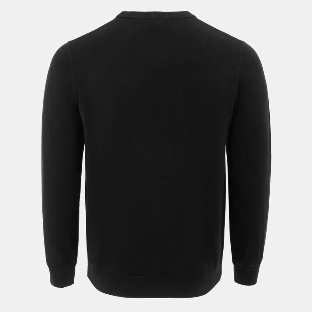 Knitwear*Giorgio Mens Crew Neck Sweater Knit in Black