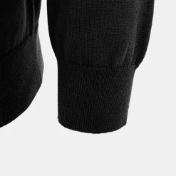 Knitwear*Giorgio Mens Crew Neck Sweater Knit in Black