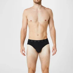 Underwear And Socks*Giorgio Mens Essential 5 Pack Briefs in Black