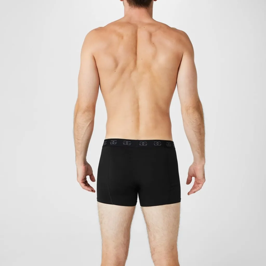 Underwear And Socks*Giorgio Mens Essential 5 Pack Trunks in Black