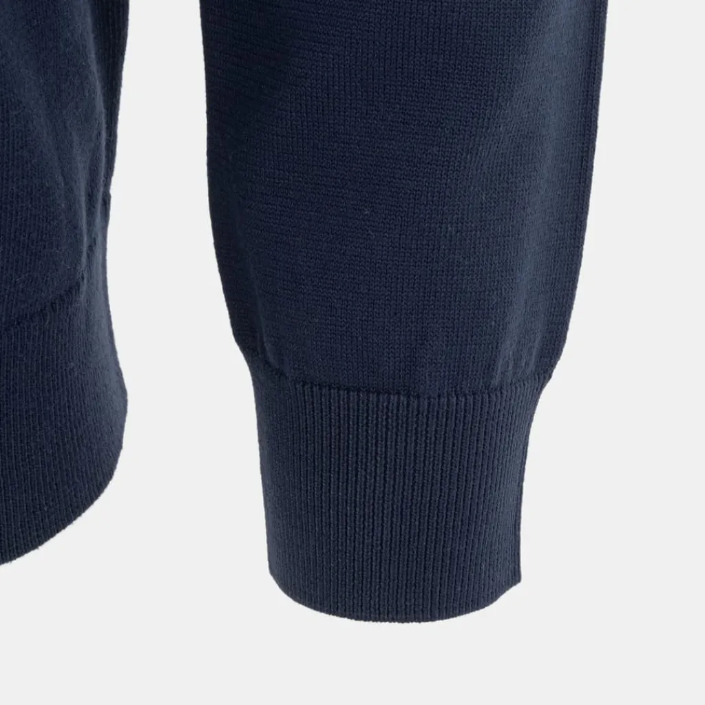 Knitwear*Giorgio Mens V Neck Classic Knitted Sweater in Blue