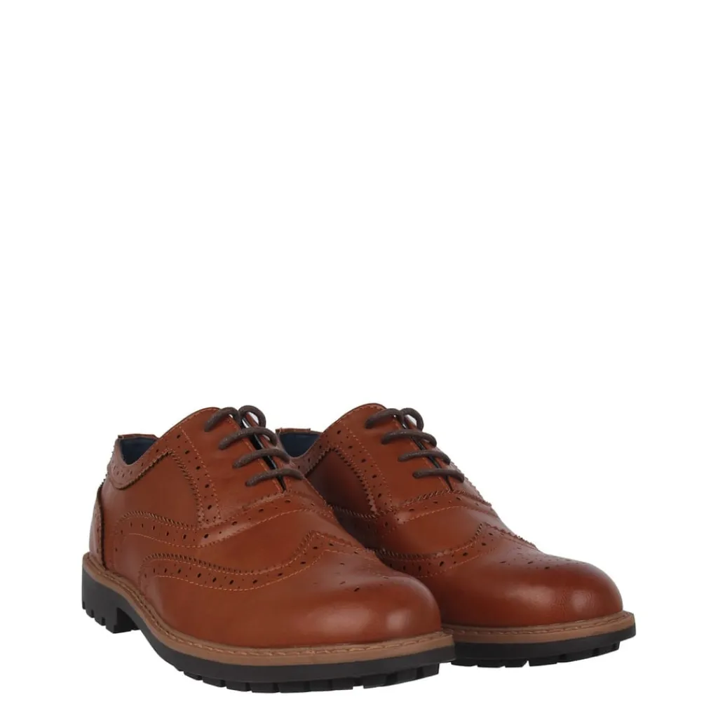 Shoes*Giorgio Mens Webster Shoes in Brown