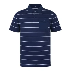 Polo Shirts*Giorgio Stripe Polo in Blue