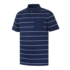 Polo Shirts*Giorgio Stripe Polo in Blue