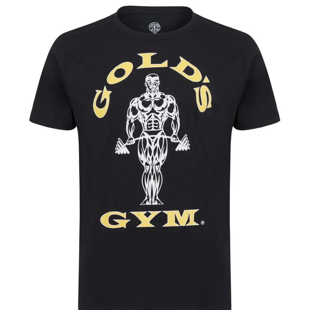 Fitness And Gym Tops|Fitness And Gymwear*Golds Gym Mens Gym Muscle Joe T-Shirt in Black