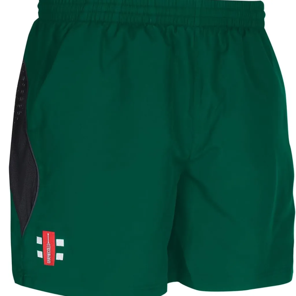 Fitness And Gym Shorts*Gray Nicolls Storm Athletic Shorts in Green
