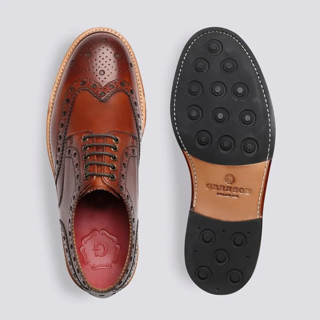 Shoes*Grenson Archie Brogue in Brown