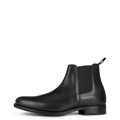 Boots*Grenson Chelsea Low Heel Boots in Black
