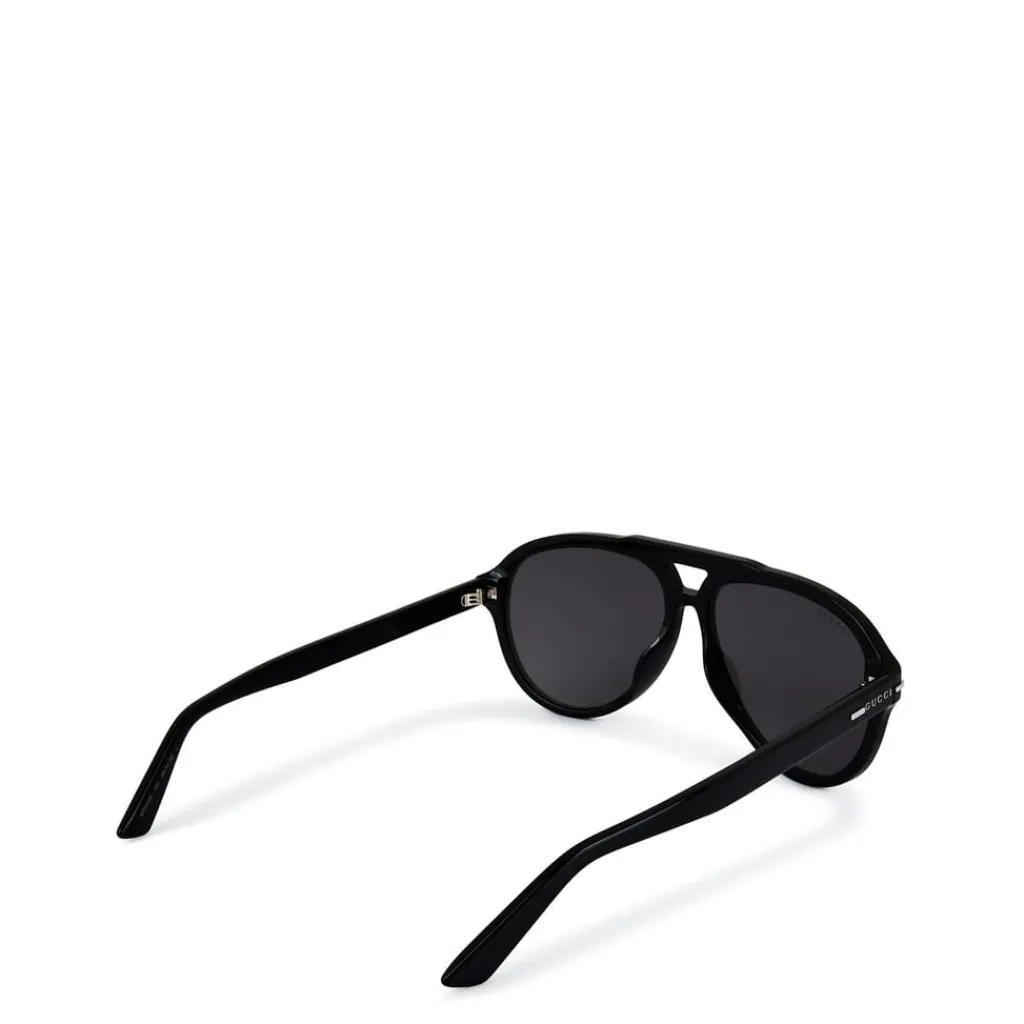 Sunglasses*Gucci Aviator Sunglasses in Black