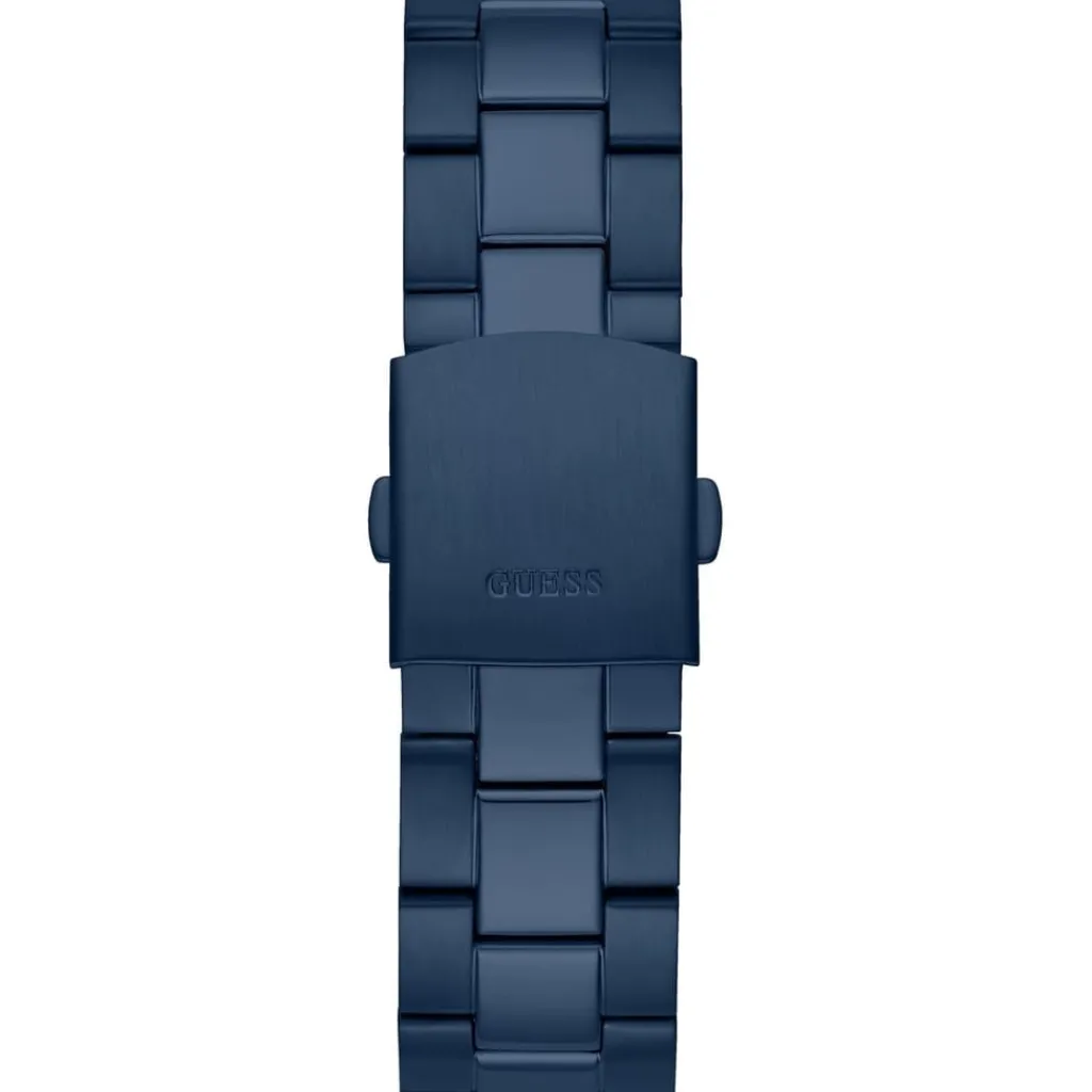 Jewellery-Watches*Guess Stainless Steel Fashion Analogue Quartz Watch in Blue