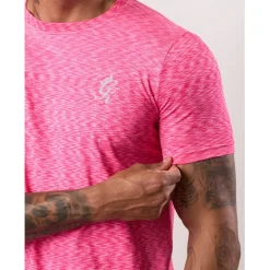 Fitness And Gymwear|Fitness And Gym Tops*Gym King Energy Tee sl in Pink