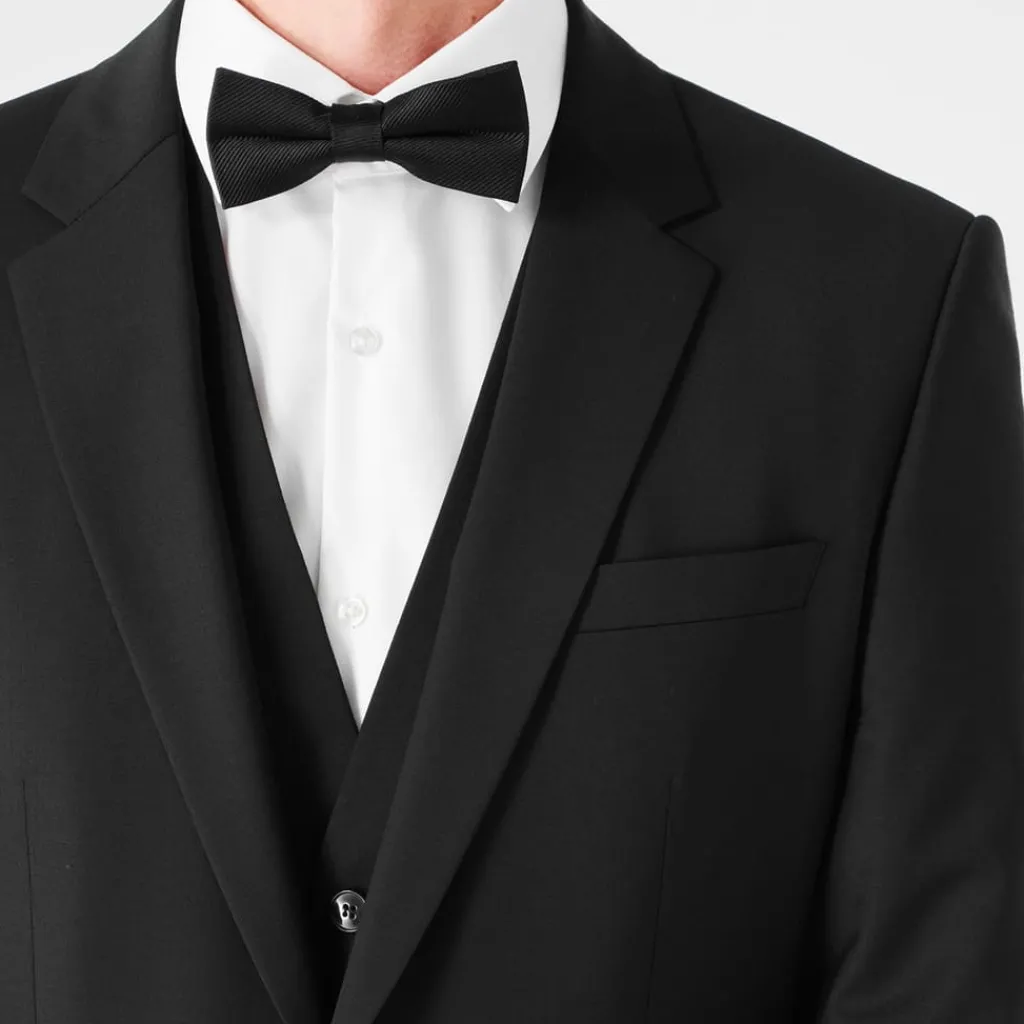 Assorted*Haines and Bonner Bow Tie in Black