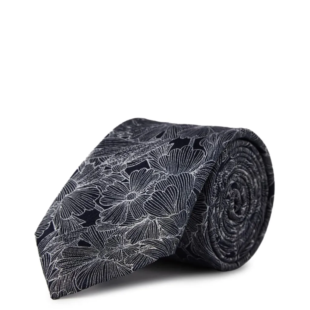 Assorted*Haines and Bonner Floral Tie in Blue