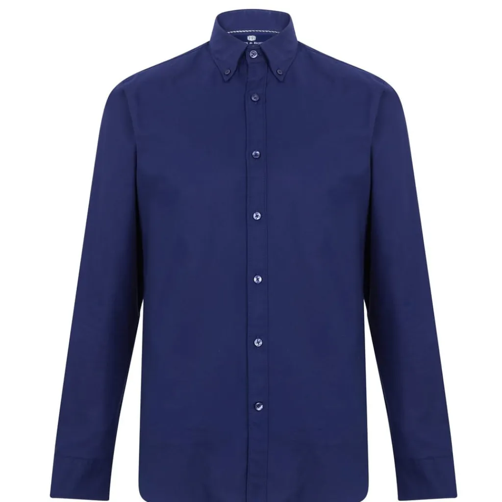 Shirts*Haines and Bonner Oxford Shirt in Blue