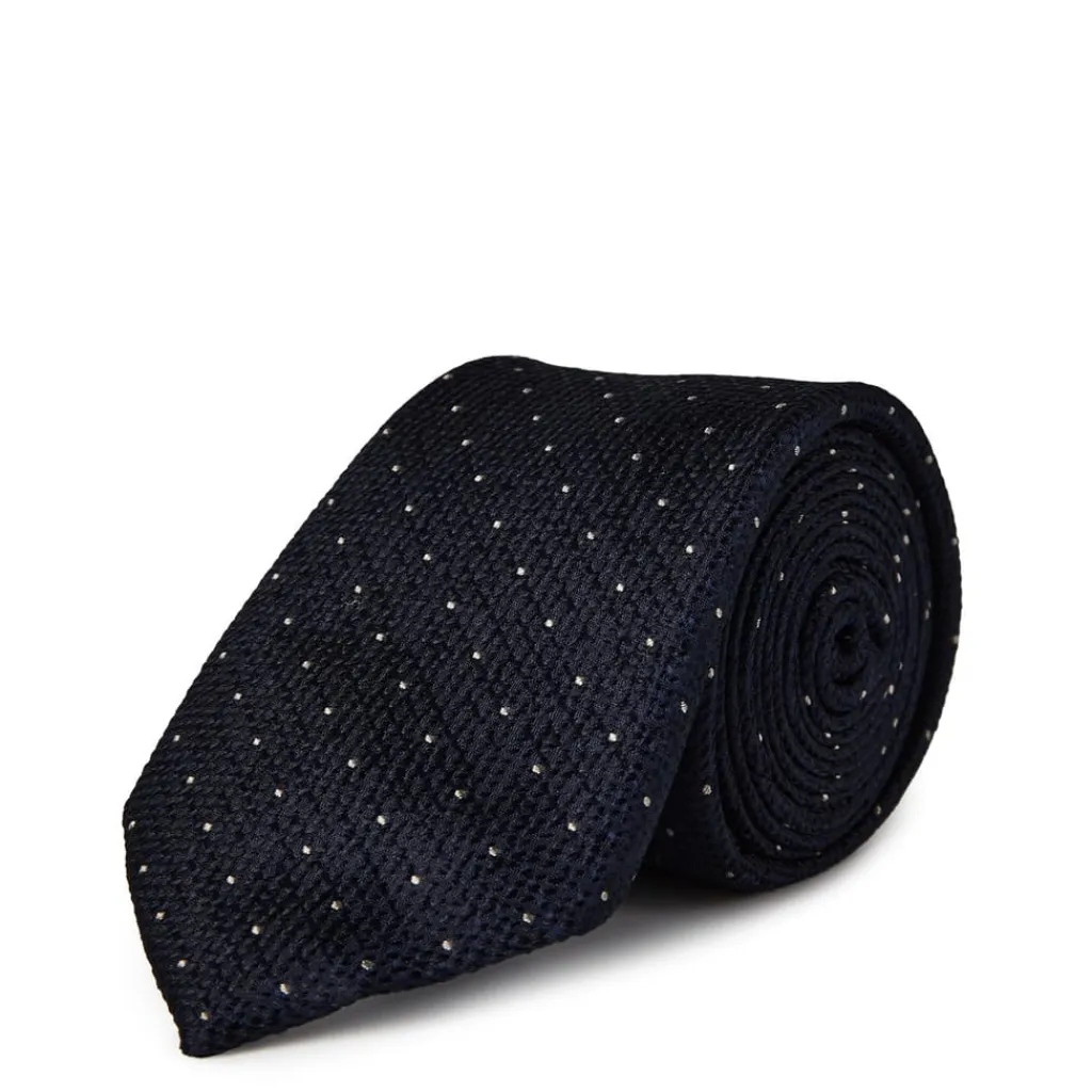 Assorted*Haines and Bonner Spot Tie in Blue
