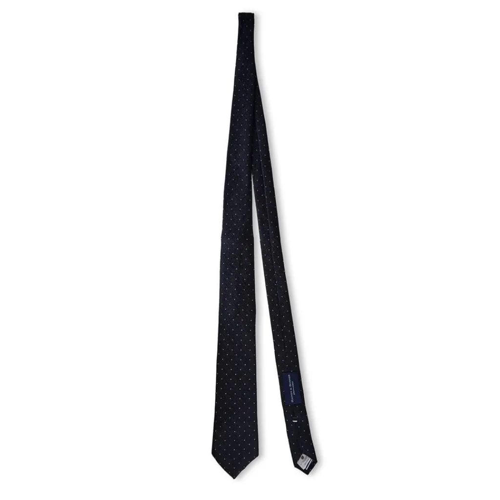 Assorted*Haines and Bonner Spot Tie in Blue