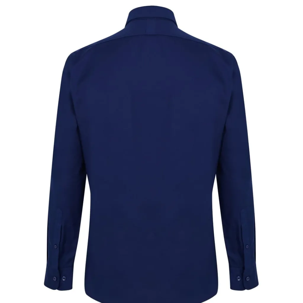 Shirts*Haines and Bonner Tailored Oxford Shirt in Blue