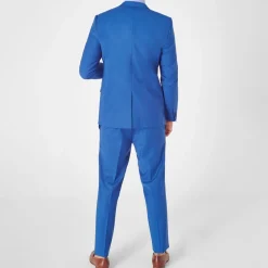 Shirts*Haines and Bonner Tailored Regular Collar Puppytooth Shirt in Blue