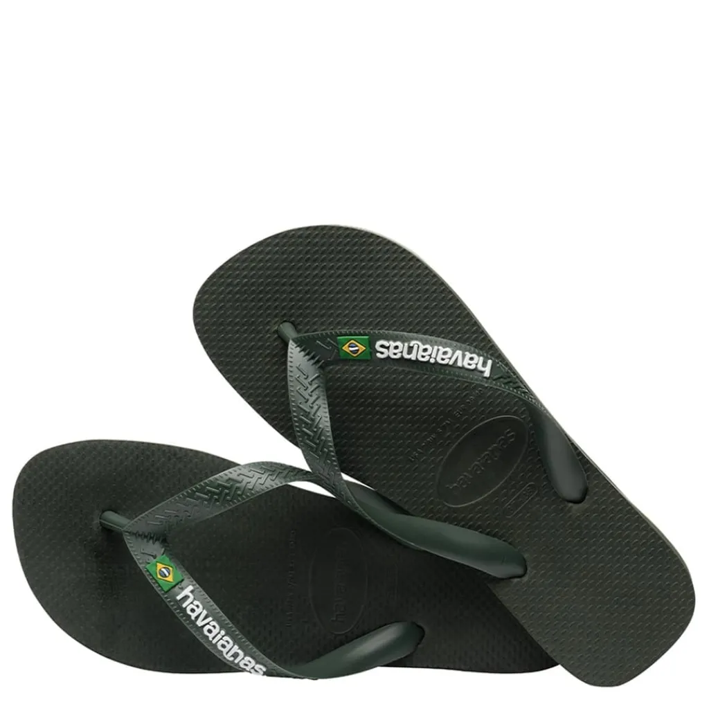 Beach Shoes*Havaianas Flip Flops in Green
