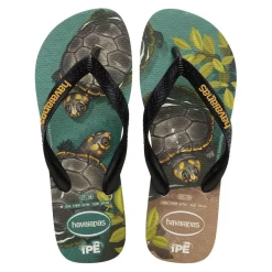Beach Shoes*Havaianas Ipe Print in Beige
