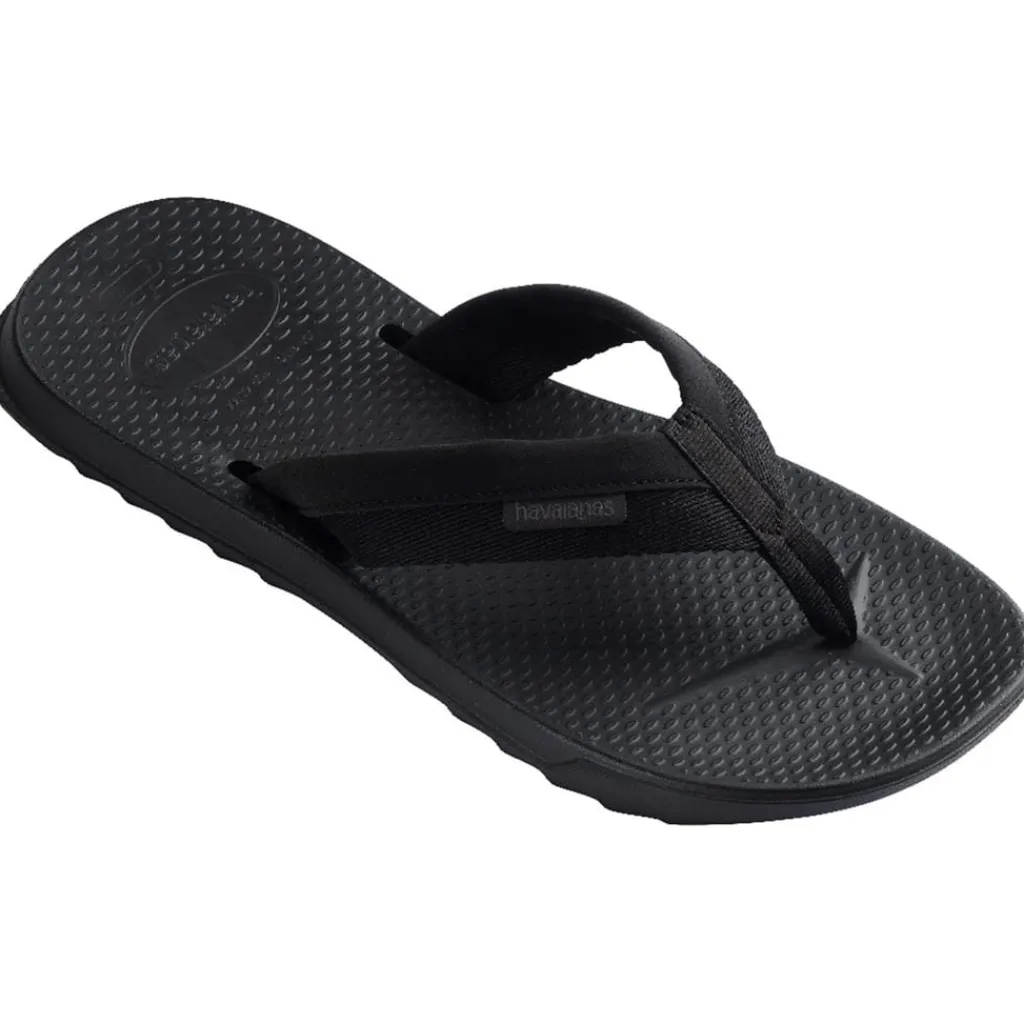 Beach Shoes*Havaianas Track Plus Flatform Flip Flops in Black