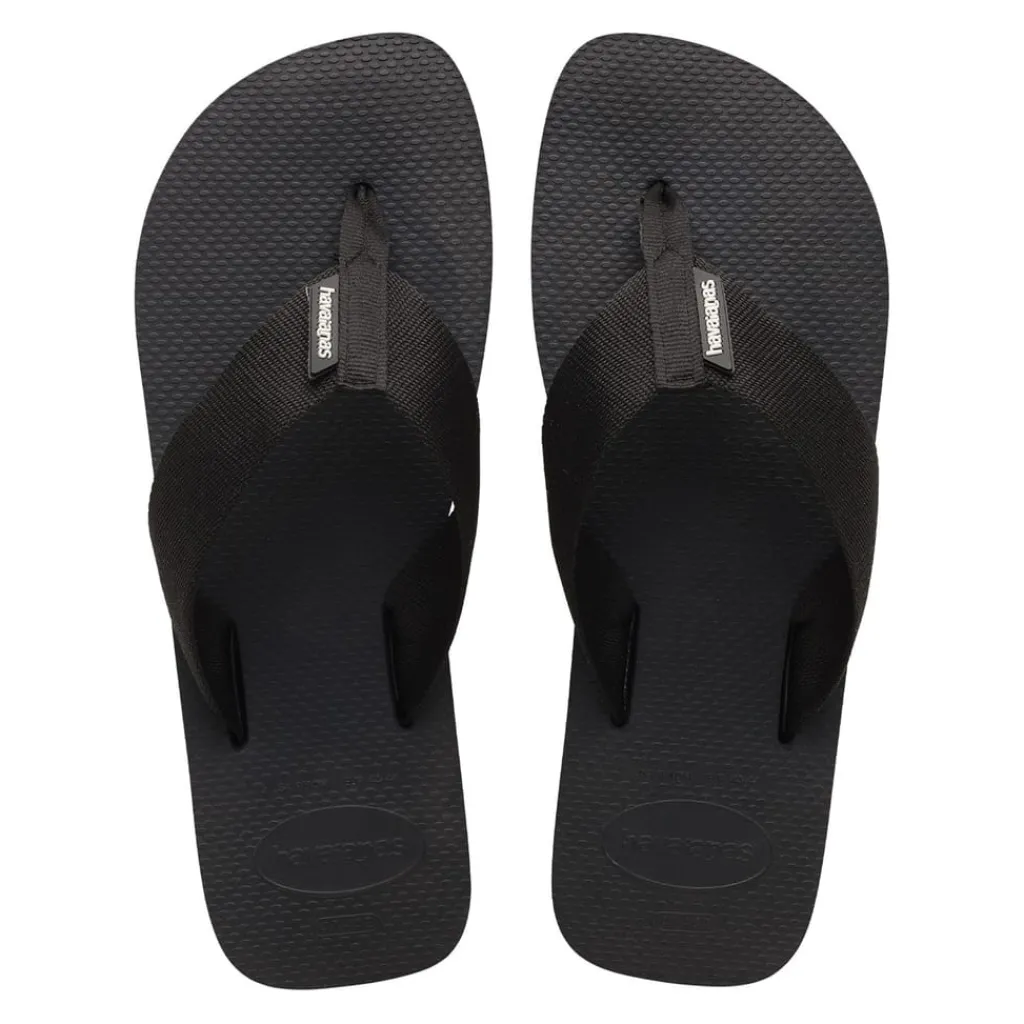 Beach Shoes*Havaianas Urban Flatform Flip Flops in Black