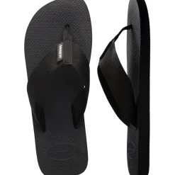 Beach Shoes*Havaianas Urban Flatform Flip Flops in Black