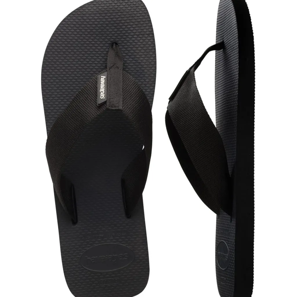 Beach Shoes*Havaianas Urban Flatform Flip Flops in Black